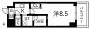 ケーレジデンス蒲田 502 間取り図