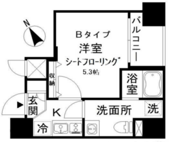 アイディ西五反田 202 間取り図