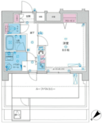ジェノヴィア上野2スカイガーデン 1101 間取り図