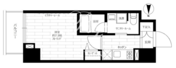 ステージファースト新御徒町2 702 間取り図