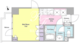 コンフォリア三田トロワ 201 間取り図