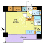 ジェノヴィア水天宮前スカイガーデン 704 間取り図