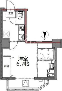 ラスパシオ東陽町レジデンス 203 間取り図