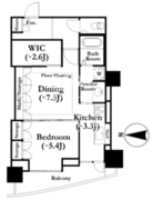 河田町ガーデン 1-3009 間取り図