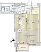 パークアクシスプレミア表参道 301 間取り図