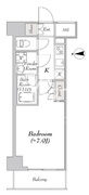 ミリアレジデンス浅草橋 1203 間取り図 ?>