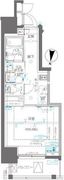 ズーム錦糸町 301 間取り図
