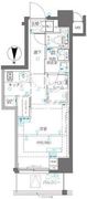 ズーム錦糸町 302 間取り図