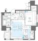 ズーム錦糸町 304 間取り図