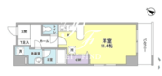 ソリッド大橋 1101 間取り図