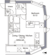 エルスタンザ文京湯島 903 間取り図