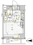 プレミアムキューブ両国DEUX 1102 間取り図