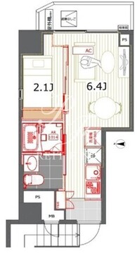 レジデンス西新宿スクエア 604 間取り図