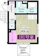 MDM武蔵小山 101 間取り図