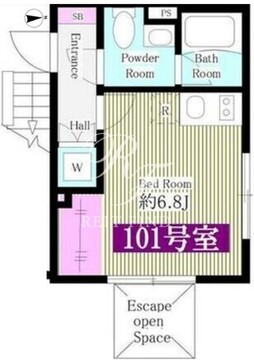 MDM武蔵小山 101 間取り図