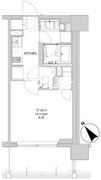 ディームス日本橋水天宮 304 間取り図 ?>
