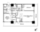 リエトコートアルクスタワー 2302 間取り図