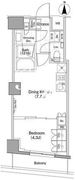 ザ・パークハビオ新宿 537 間取り図