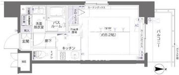 ズーム両国 403 間取り図