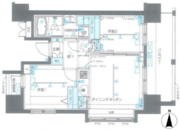 ズーム品川南 801 間取り図