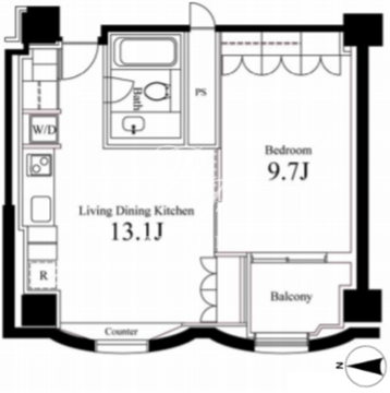 ハンドレッドステイレジデンス 1202 間取り図