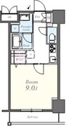コンパル汐留 504 間取り図