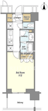 文京ガーデンザサウス 1705 間取り図