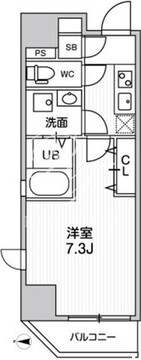 江戸川橋ステーションレジデンス 301 間取り図