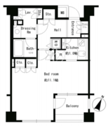 パークアクシス日本橋人形町 502 間取り図