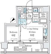 ディームス大塚 705 間取り図