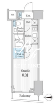 オークスクエア本郷 602 間取り図