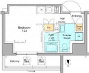 プラウドフラット本所吾妻橋 301 間取り図