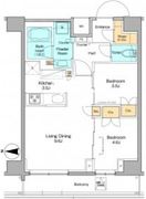 プラウドフラット本所吾妻橋 710 間取り図