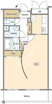 ブレス北新宿 2096 間取り図