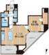 プライマルフロント錦糸町 1301 間取り図