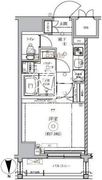 グラシアプレイス錦糸町 402 間取り図
