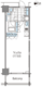 コンフォリア新宿イーストサイドタワー 1726 間取り図
