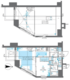 ズーム神宮前 1203 間取り図