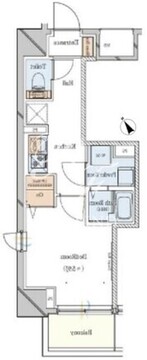 ガリシア駒込イースト 904 間取り図