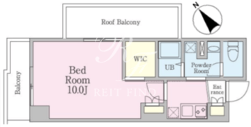 グランパセオ新宿余丁町 303 間取り図