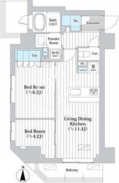 JP noie 錦糸町 605 間取り図