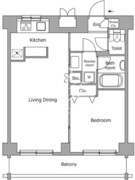 レジディア上落合 402 間取り図