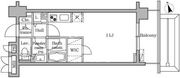 レジディア大井町2 603 間取り図