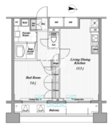 レジディア錦糸町2 905 間取り図