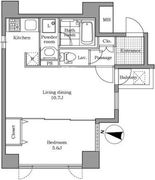 レジディア文京千石 302 間取り図