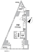 ロリエ銀座 701 間取り図