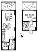 プライムアーバン目黒三田 103 間取り図