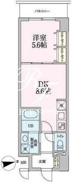 ラ・グリシーヌ 306 間取り図