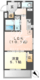 フェリーチェプランドール 401 間取り図