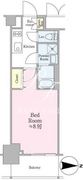クロスレジデンス飯田橋 410 間取り図